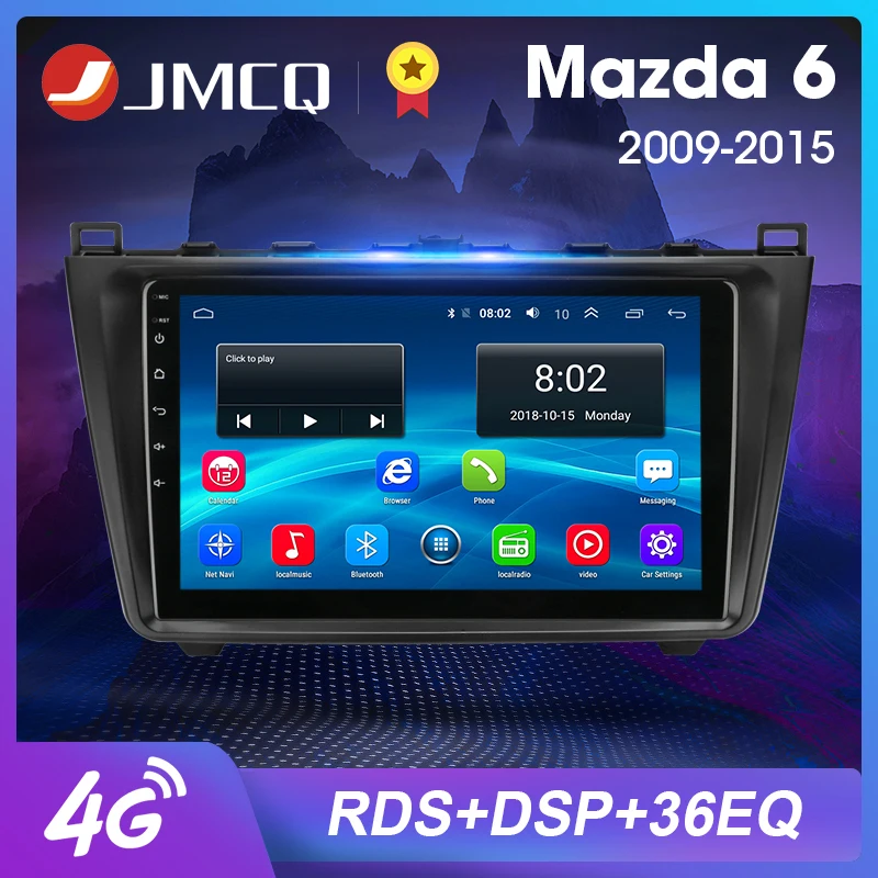 2DIN Android 8,1 2G+ 32G автомобильный Радио Аудио мультимедийный плеер для Mazda 6 Rui wing 2007-2012 навигация gps головное устройство поддержка BOSE