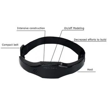 

Brain Relaxation Low Frequency Pulse Improve Sleep Health Stress Relief Brain Massager Stimulator EMS Head Massager Forehead