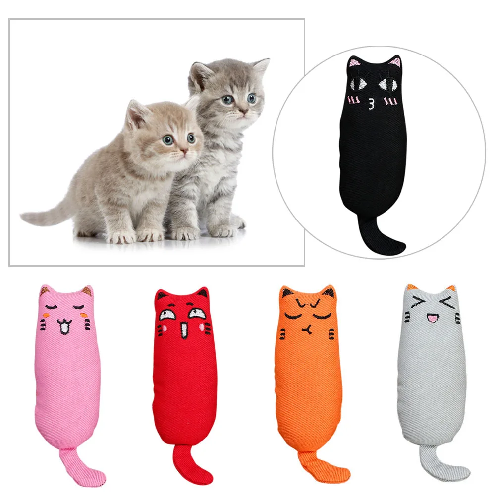 

Interactive Crazy Cat Toy Pet Kitten Funny Chewing Toy Tooth Grinding Catnip Claws Thumb Bite Cat mint For Cats Kickers
