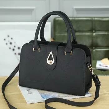 

2020 new ladies PU leather solid color embossed multicolor handbag shoulder slant handbag casual handbag student bag party bag