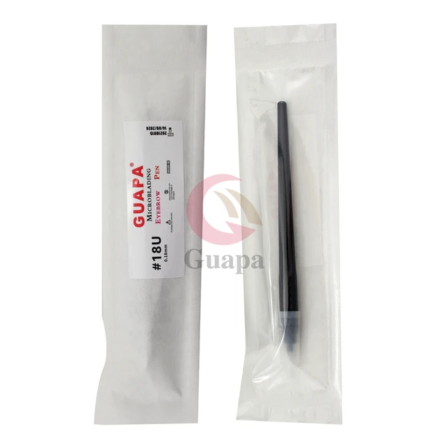 10PCS Microblading Disposable Pen with U18 0 18mm Microblade Disposable Tool For Creating Eyebrows Permanent Makeup