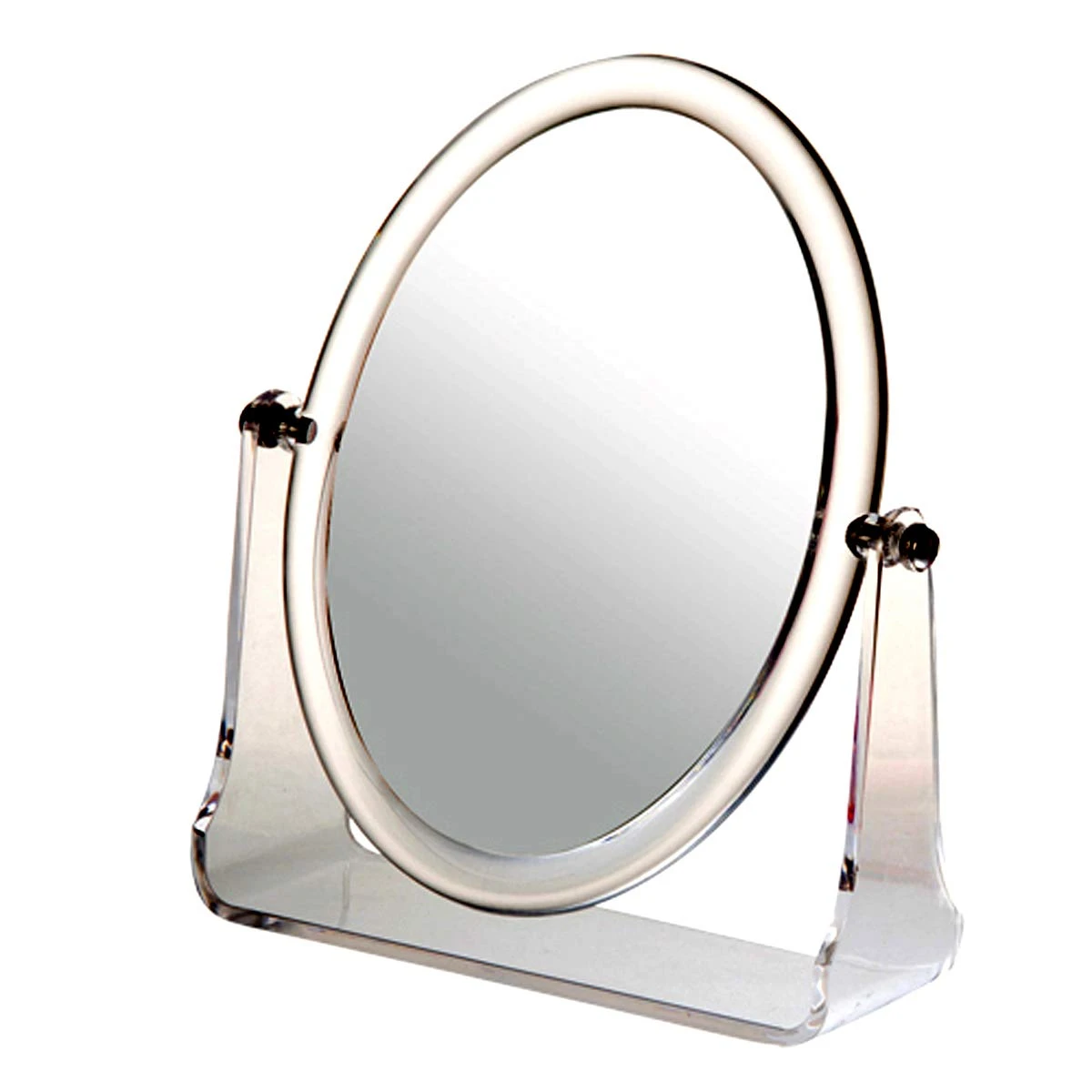 Double Sided Vanity Mirror 1x Normal Mirror On One Side 10x Hd Magnifier On The Other Side Yac031 Decorative Mirrors Aliexpress