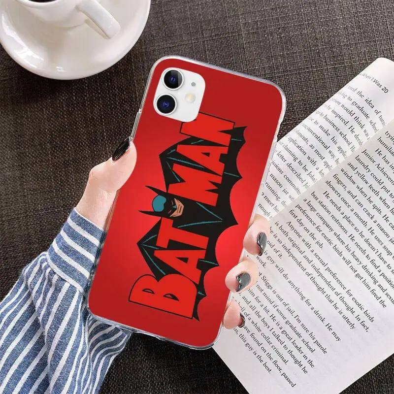 Чехол для телефона с Бэтменом DC Superhero iphone 12 pro max 11 XS MAX 8 7 6 6S Plus X 5S SE 2020 XR|Бамперы| |