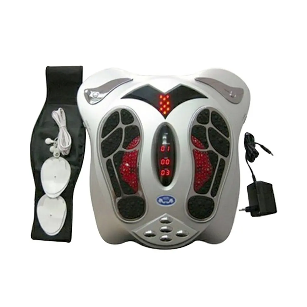 

Electric Foot Feet Massager Infrared heat low Frequency stimulation blood circulation Reflexology Slimming Belt Pad Care