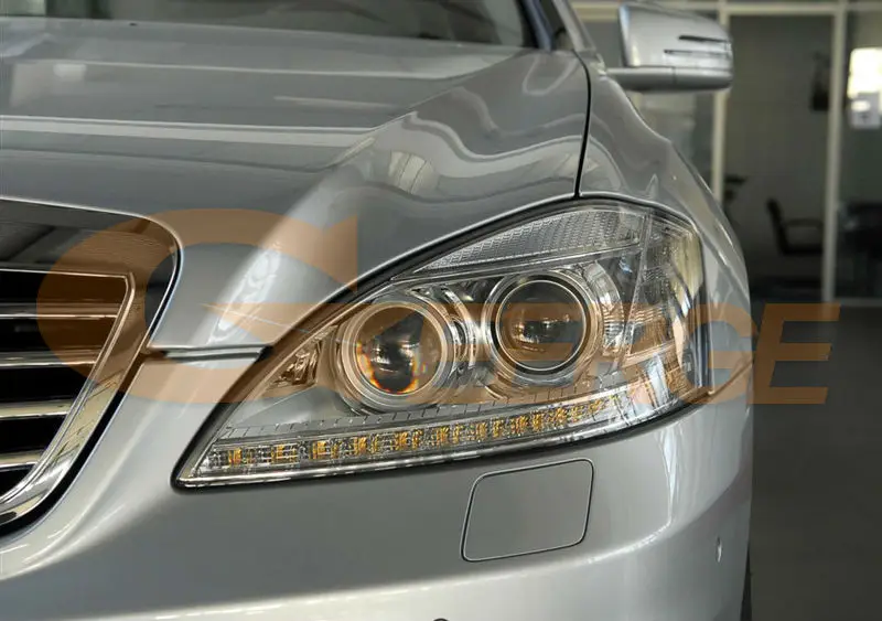 Для Mercedes Benz S Class W221 2010 2011 2012 2013 facelift отличный ультра яркий CCFL ангельские глазки halo