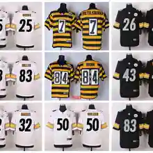 Стилизованный, Питтсбург антоно коричневый Хит Миллер Ryan Shazier Le'Veon Bell Ben Roethlisberger элитная мужская футболка