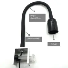 DIY E27 держатель лампы светодиодный аквариумный зажим для бака светильник для выращивания коралловый светильник