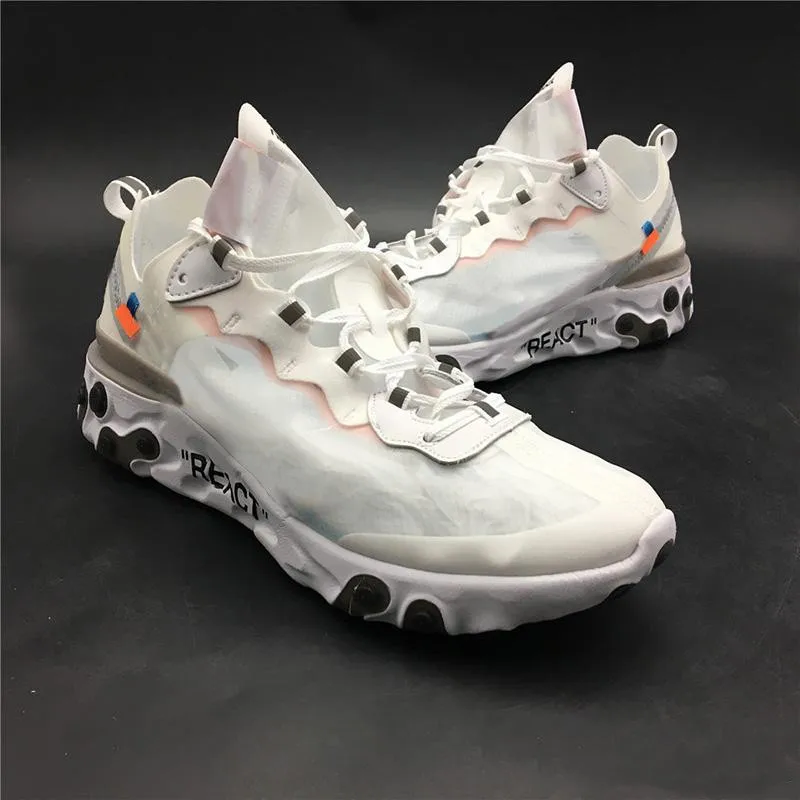 Новинка 2019 React Element 87 дизайнерские кроссовки для бега мужские спортивные черные