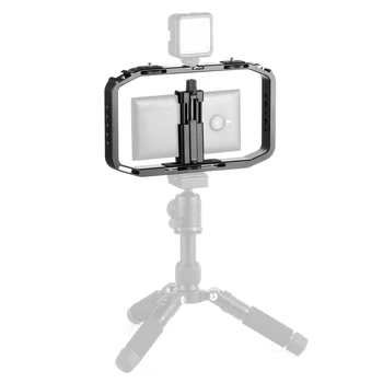 

Handheld Camera Cage for DJI for OSMO Action/YI/EKEN for Gopro7 6 Smartphone Stand Holder Video Vlog Grip Stabilizer Rig Bracket