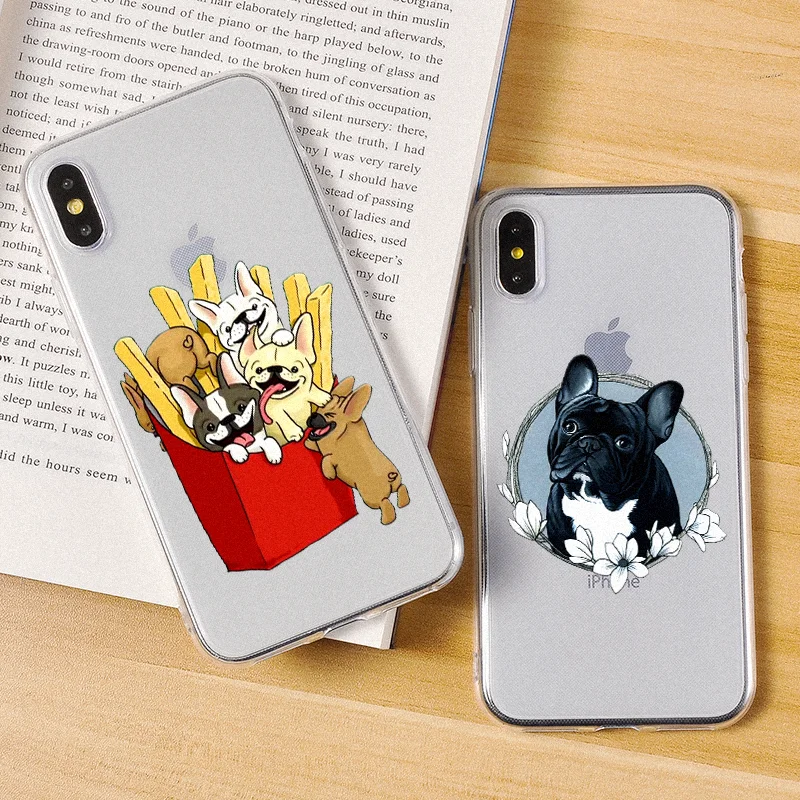 Мягкий ТПУ чехол для телефона с милой собакой iPhone X S Max XR 7 8 6 Plus 11 Pro Чехлы домашних
