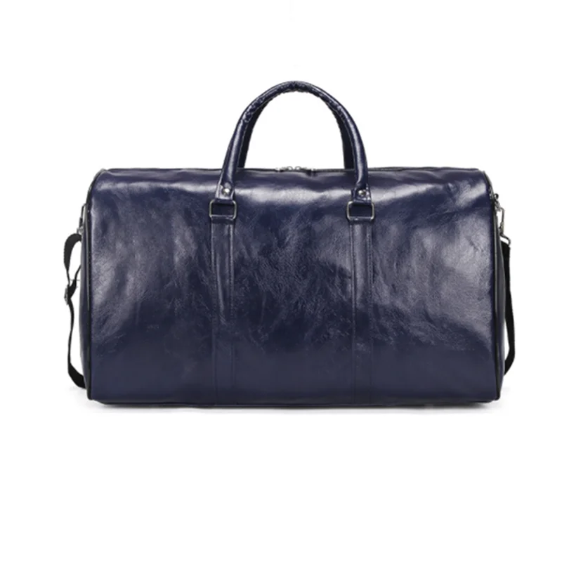 Travel Bags Duffel Bag Leisure Bag Leather Travel Bag Large Duffle Independent Big Fitness Bags Handbag Luggage Shoulder Black Men Fashion Zipper Pu