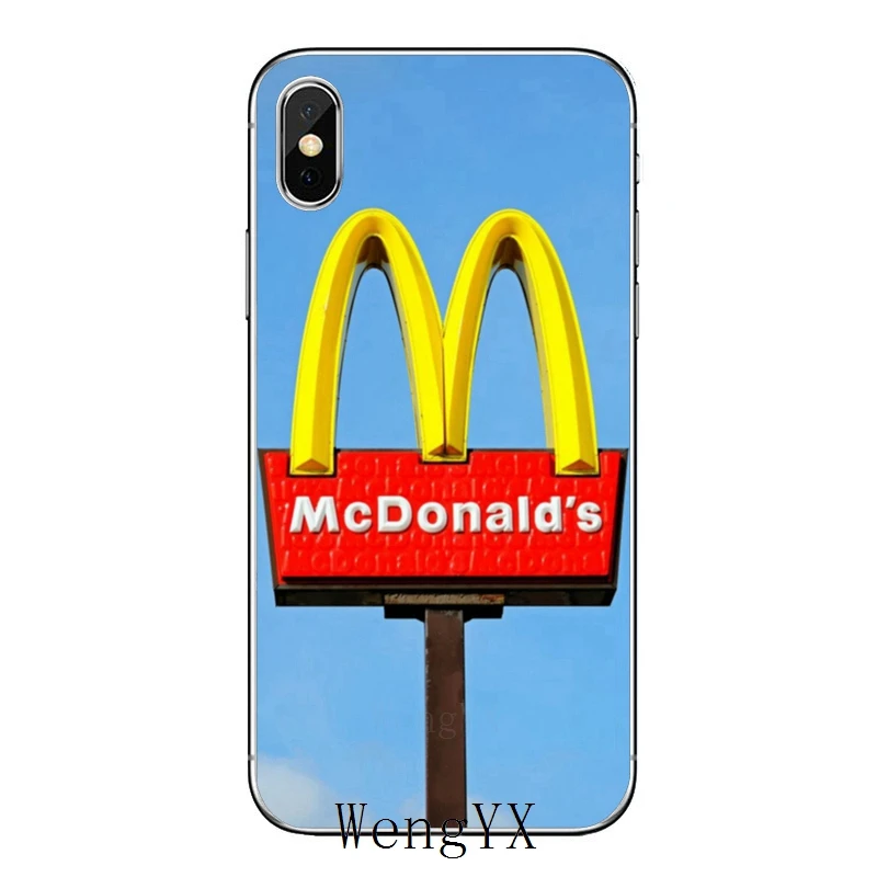 Чехол для iPhone 11 Pro XS Max XR X 8 7 6 6S Plus 5 5S SE Mcdonalds мягкий чехол - Цвет: Mcdonalds-A-07