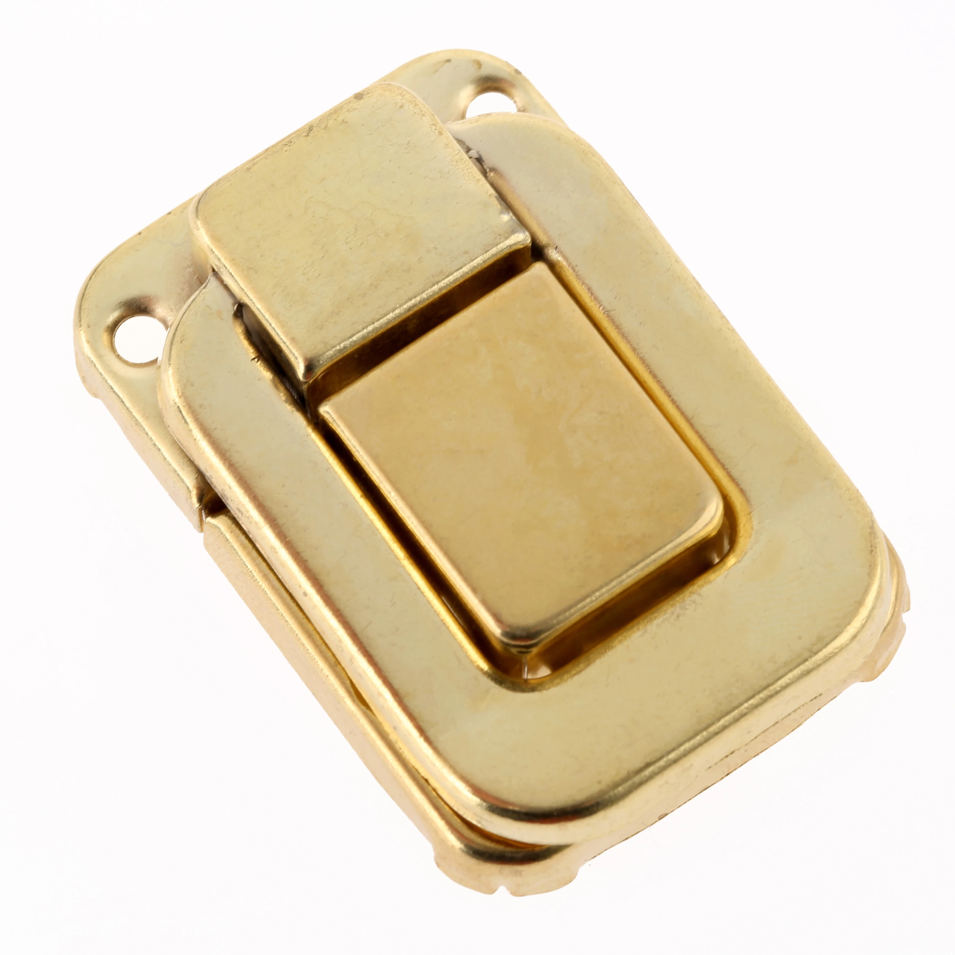 1Pc Antique Gold Box Latches Decorative Hasp Jewelry Wooden Box Suitcase Hasp Latch Toggle With Screw Vintage Hardware 48*32mm