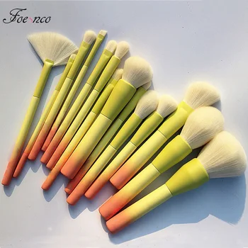 

14pcs Makeup Brushes Set Soft Cosmetic Powder Blending Foundation Eyeshadow Blush Brush Kit Make Up Tools