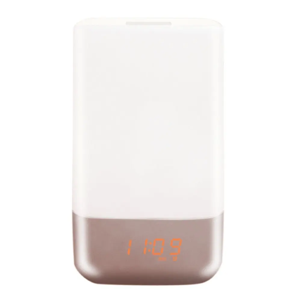 

Multifunction Bedside Lamp Simulate The Sunrise Natural Awakening Alarm Clock Light Simulate The Sunrise Colorful Get Up Light