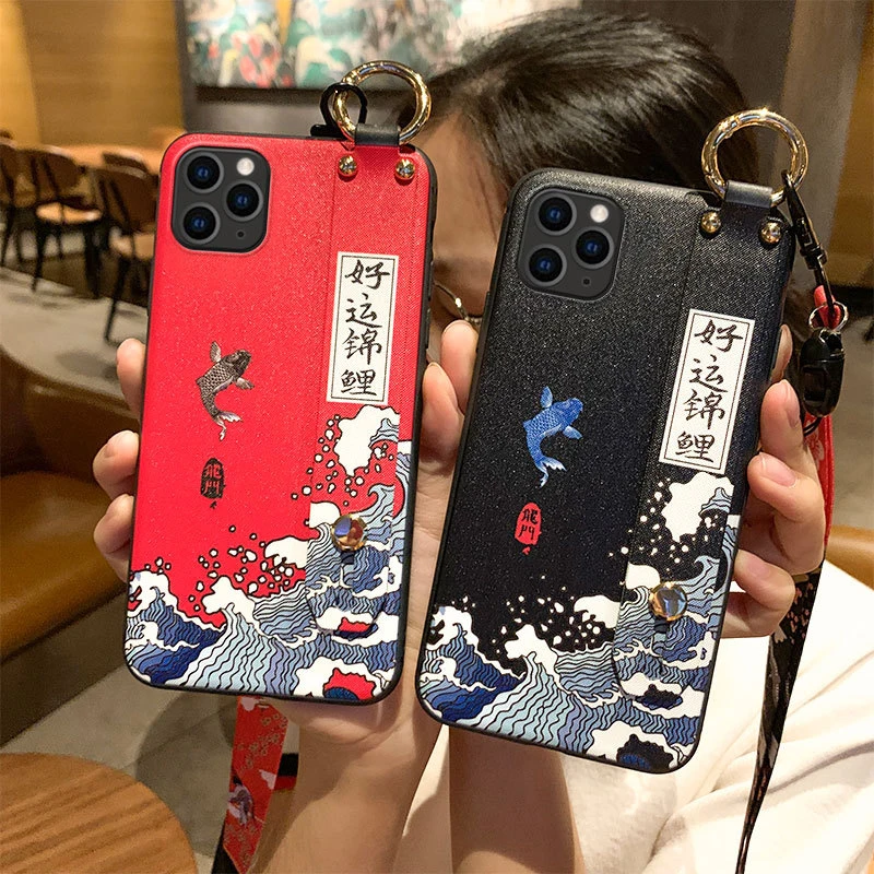 Chinese Pattern Iphone Case Chinese Emboss Phone Case Phone Case