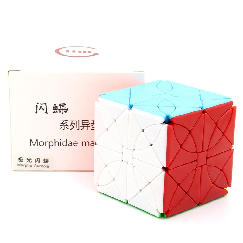 Высококачественный Fangshi F/S limCube Morpho Aureola Morphidae волшебный куб с поворотом на угол, единорог, Бабочка, скоростная головоломка, игрушки
