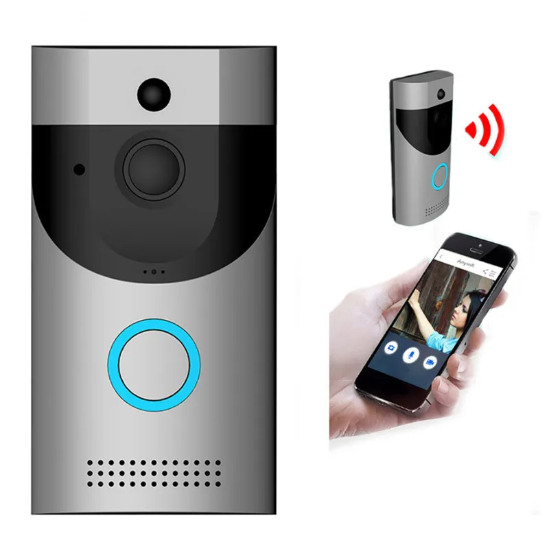 

B30 Smart WiFi video doorbell waterproof and anti-theft monitoring device low power video intercom doorbell PIR motion detection