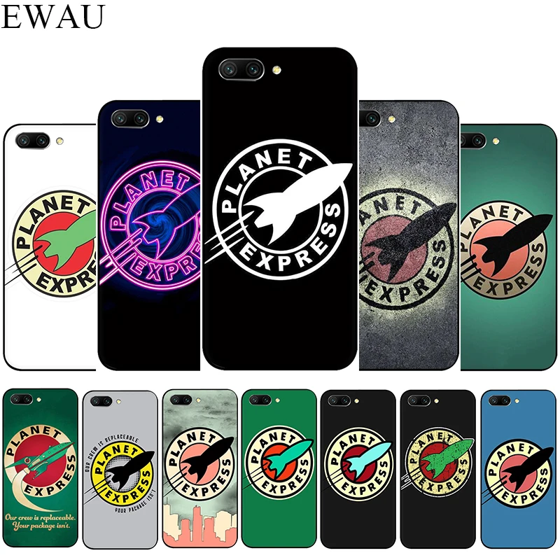

EWAU Futurama Planet Express Silicone phone case for Huawei Honor 6A 7A Pro 7C 7X 8X 8 9 Note 10 Lite view 20 9X Pro