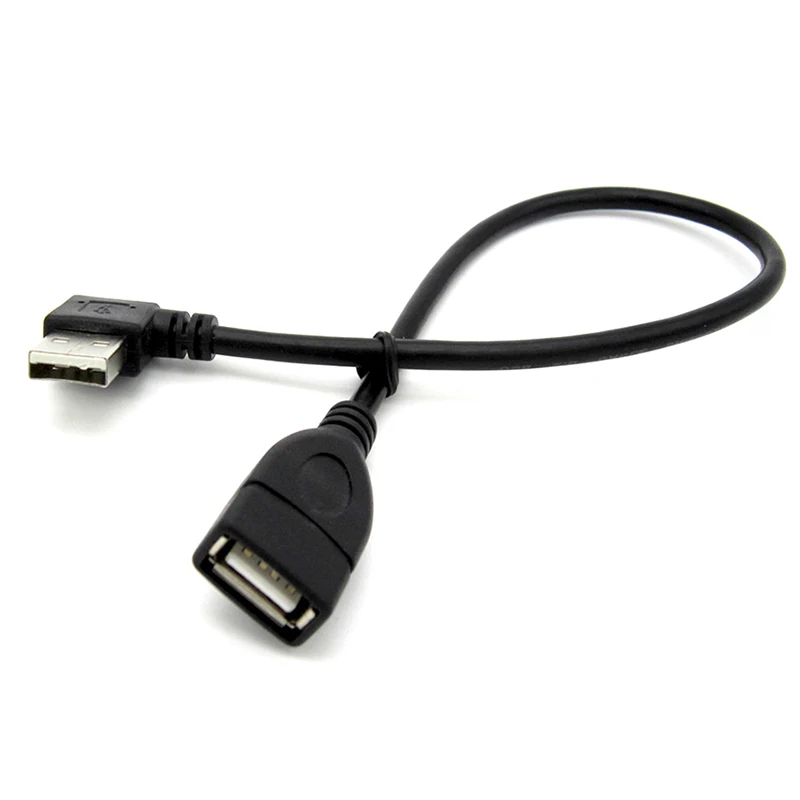 USB 2 0 usb кабель передачи данных под углом 90 градусов Соединительный адаптер для ПК