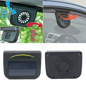 

New Solar Powered Car Fan Air Vent Cool Fan Auto Cooler Ventilation System Exhaust Fan Dual-mode Power Supply High-power