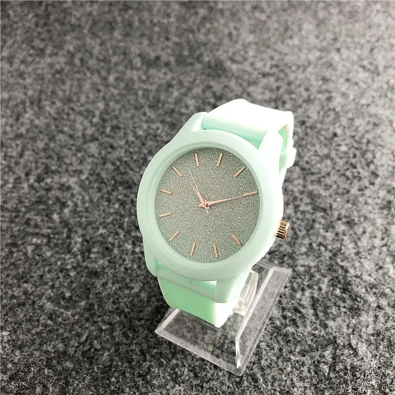 Reloj femenino de marca de lujo con etiqueta de goma, señora nueva lindo reloj para niños, niñas y mujeres, relojes digitales