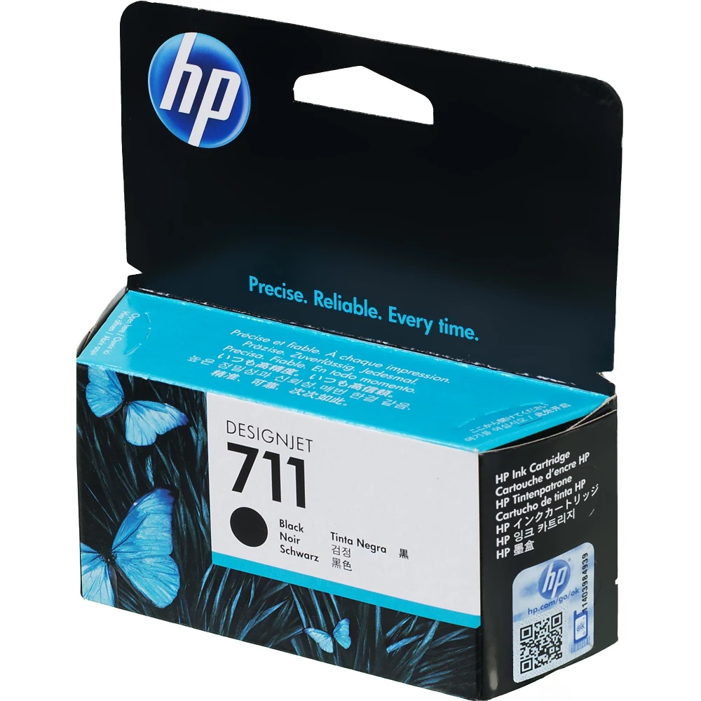 Картридж струйный HP 711 CZ129A черный(38мл) для HP DJ T120/T520