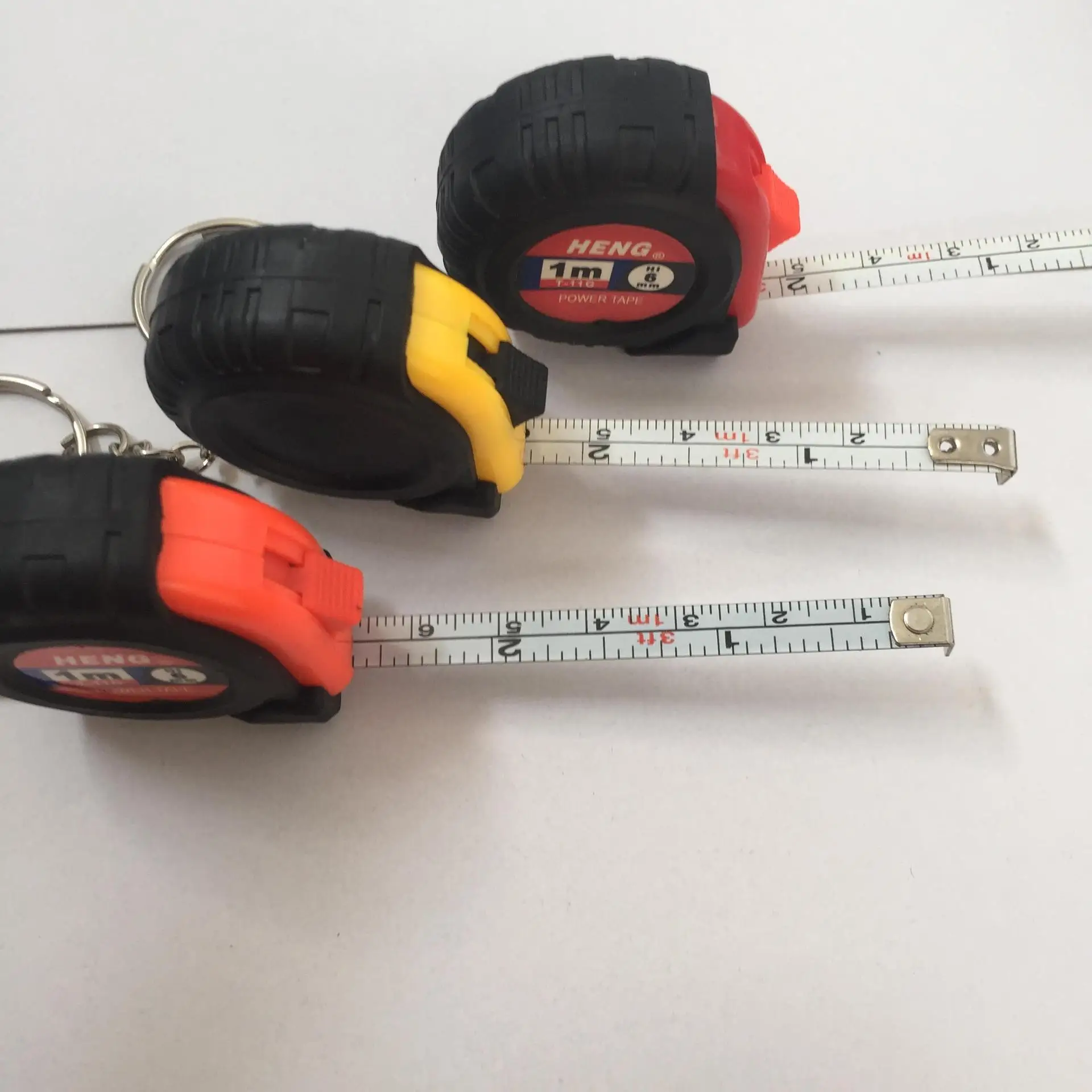 Measuring Tape 1M/T22 Retractable Keychain Construction Sewing