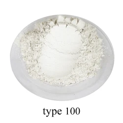 White Pearl Pigment Dye Ceramic Powder Paint Coating Type 100 for Soap Automotive Coatings Eye Shadow Art Crafts Coloring 50g