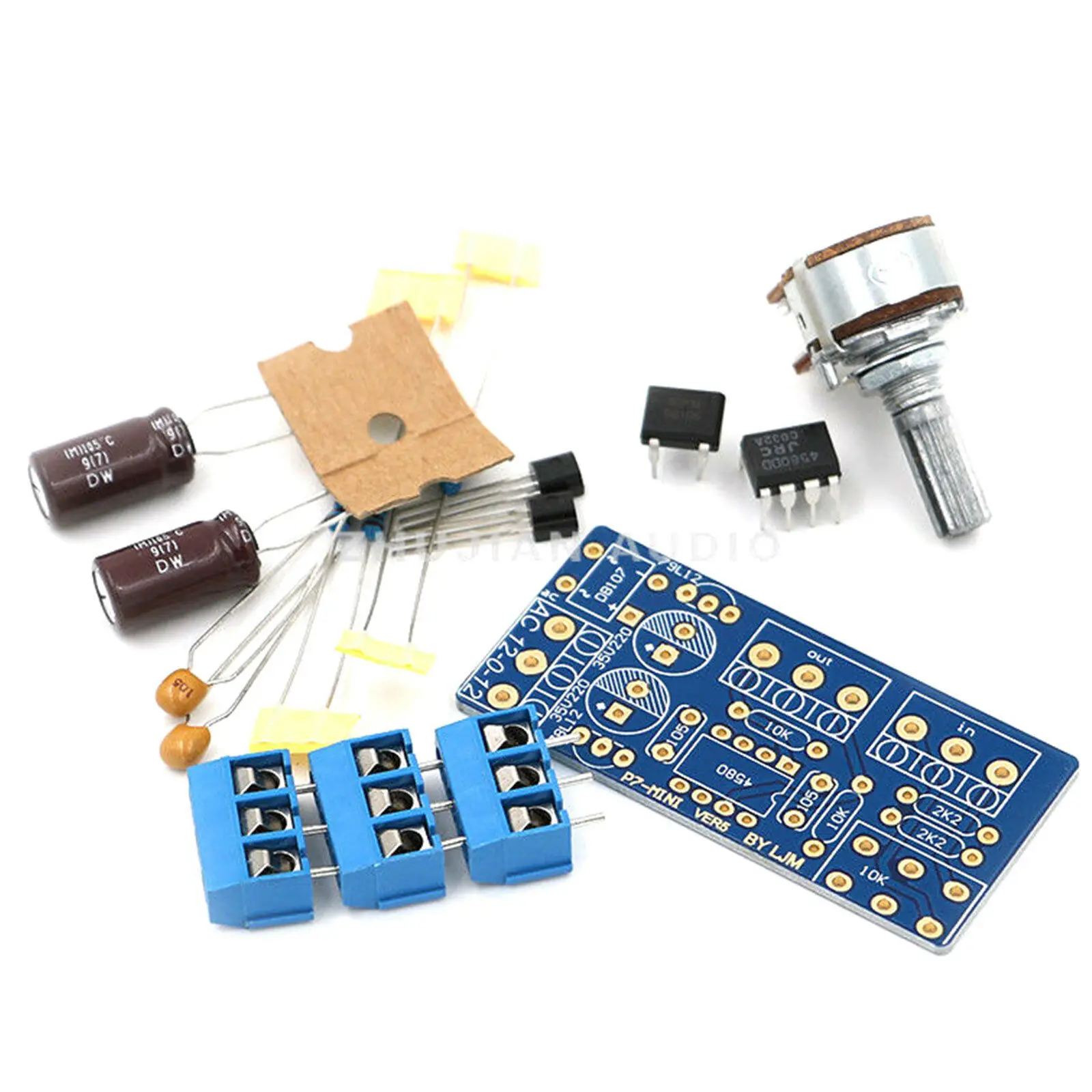 PREAMP P7 MINI OP Preamp Headphone AMP Board KITS AC12 0 12V