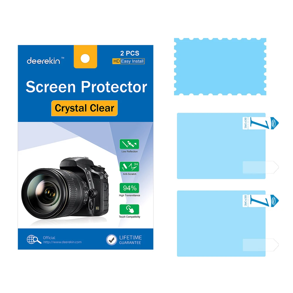 Ellende Champagne trechter 2x Deerekin LCD Screen Protector Protective Film for Panasonic Lumix DMC-FZ300  DMC-FZ330 / DMC FZ300 FZ330 FZ200 FZ150 Camera - AliExpress