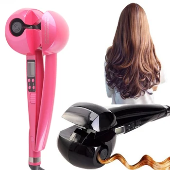

40W Automatic Hair Curler Low Noise Magic Curling Iron LCD Heating Hair Styler Dryer Curly Salon DIY Hair Styling Tool