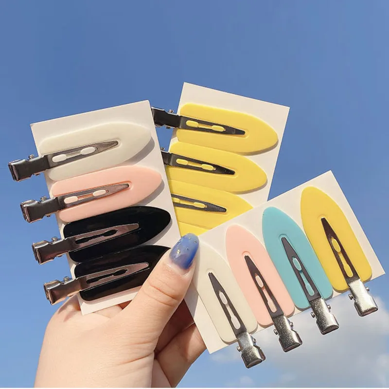 

[Xwen] 2020 New Makeup Internet Celebrity Mona Seamless Hairpin Duckbill Clip Bangs Clip Edge Clip Girl Clip Headdress OH1605