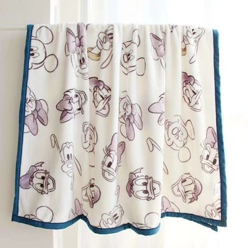 

Disney Donald Duck Mickey Mouse Super Soft Bed Blanket Throws for Kids Adults Summer Sleeping Covers Bedspread Birthday Gift