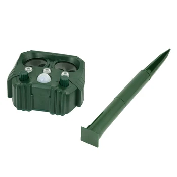 

1pc Durable Lightweight Ultrasonic Reusable Practical Pest Repeller Bird Repellent Landscape Yard Garden