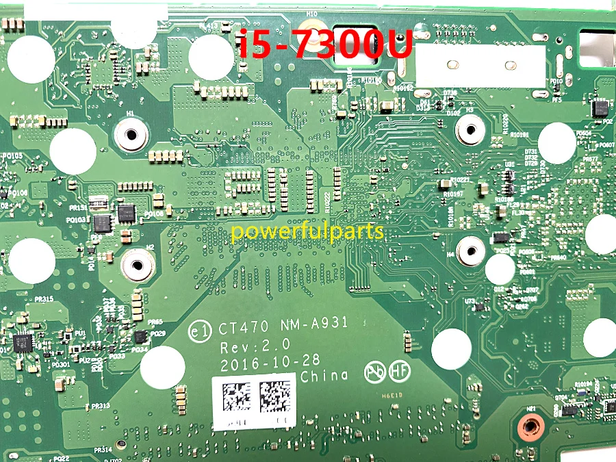 100% working for thinpad T470 motherboard with i5-7300 cpu FRU: 01HX648 CT470 NM-A931 tested ok best pc mother board