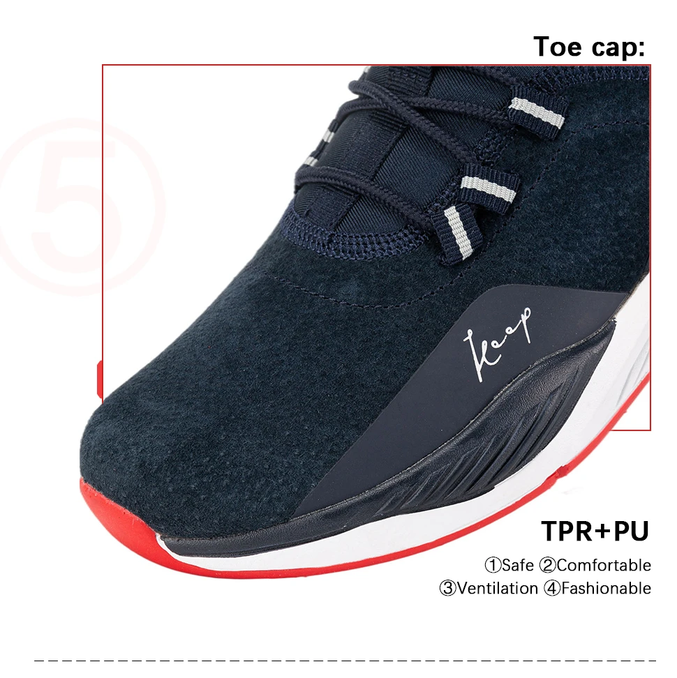 Baasploa New Men Running Shoes Non-slip Shock Absorption Lightweight Casual Shoes Waterproof Male Comfortable Sneakers for Men