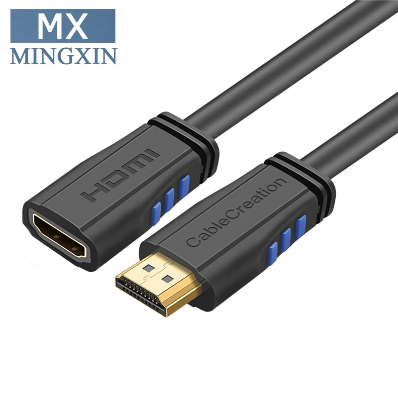 

HDMI 2.0 Extension Cable, GETTING 1.5ft 4K HDMI 2.0 Male to Female Cable, Support 4K (60Hz) Ultra HD, 3D Video