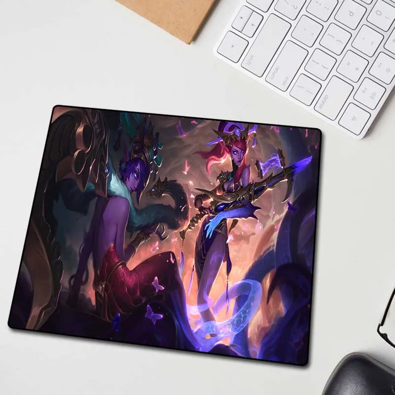XGZ Anime Sexy Yasha Large Gaming Mouse Pad Black Lock Edge Custom Computer Desk Mat Speed Non-slip