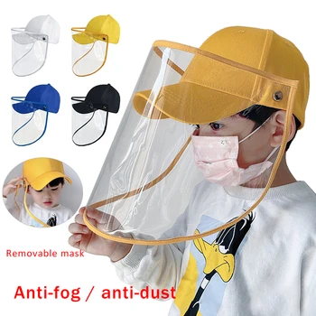 

Anti-spitting Hat Get Protective Hat Dust Protection Dustproof Cover Kids Boys Girls Fisherman Cap Hat