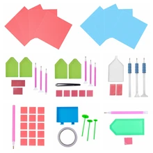 DIY алмазная живопись аксессуары 5D Вышивка крестиком ручка инструменты для вышивки картин со стразами набор мозаичный Клей Набор ручек пинцет