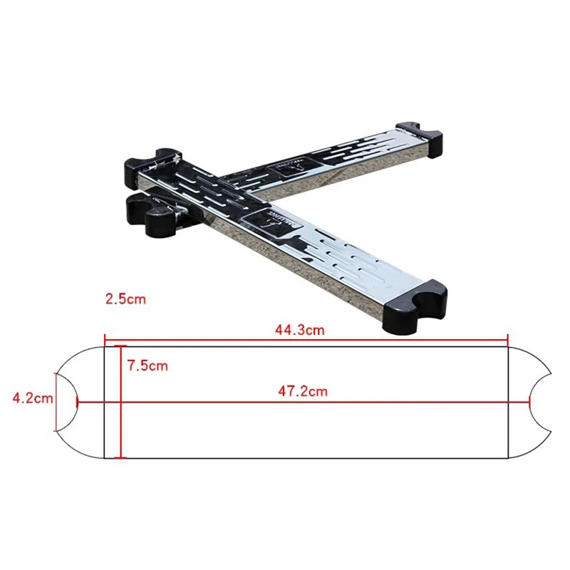 

304/316 Stainless Steel Pool Ladders Pedals Screws Rust-proof Portable Useful