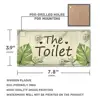 Putuo Decor Toilet Signs Wooden Hanging Plaque Decorative Plaque for Toilet Door Hanging Sign Wood In Bar Pub Beach Home Decor ► Photo 2/6