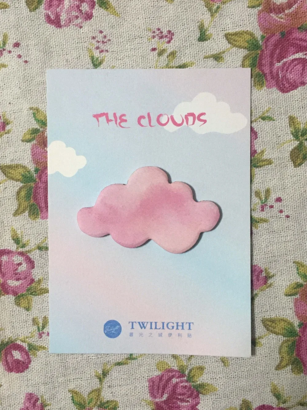 B1-Rainbow cloud sticky note memo pad(1 шт
