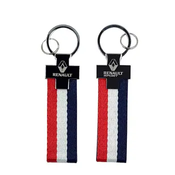 

Car Styling 3D Metal Car Key Chain Keyring For Renault sport Megane 2 3 Duster Logan Clio Laguna 2 Captur Car Accessories