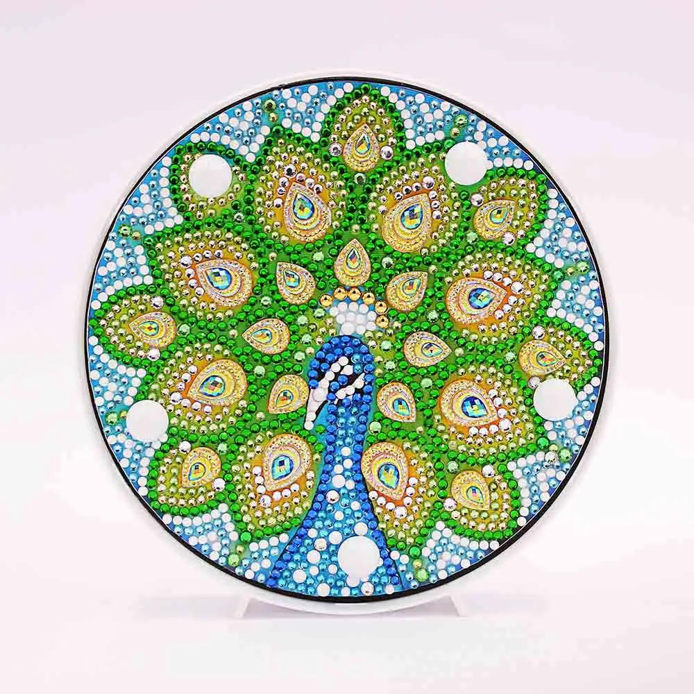 5D алмазная картина светодиодный светильник специальная форма вышивка мозаикой из стразов Сова «сделай сам» незавершенный набор Рождественский подарок - Цвет: LED-ZXD018