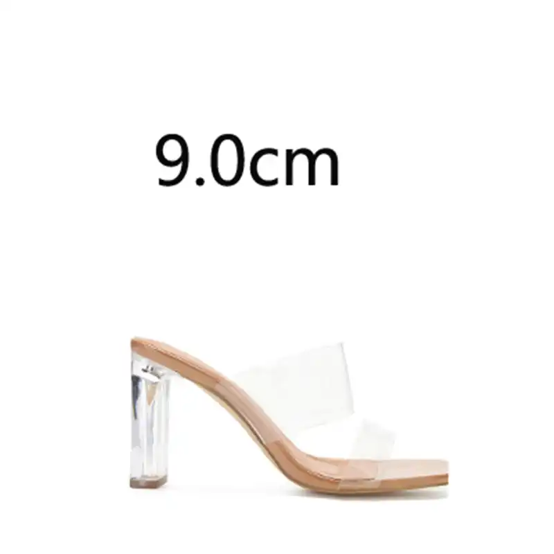 acrylic high heel shoes