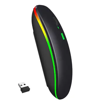 

2020 New 2.4GHz Wireless Mouse Bluetooth 5.1 Dual Mode Mute Optical Gaming Mice Macbook