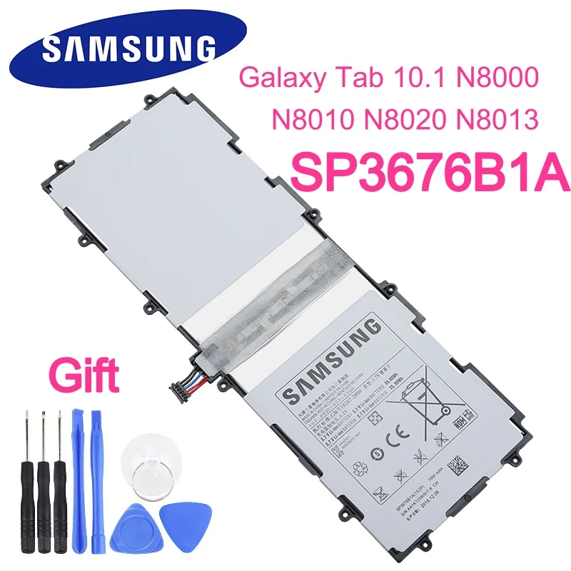 Оригинальный аккумулятор для планшета SP3676B1A Samsung Galaxy Tab 10 1 S2 N8000 N8010 N8020 N8013 P7510 P7500 P5100 P5110 P5113 7000 мАч|Аккумуляторы