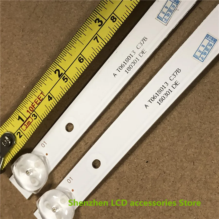 Lote para Le-8822a Peças Backlight tv Lcd Bar Cc02320d562v04 6led 56cm 6v 100% Novo 12 - M32d-1 - Image 3
